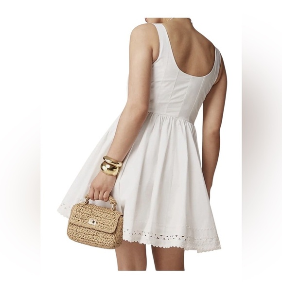 J. crew Fit-and-flare mini dress w/ Rick Rack Trim - Picture 3 of 11